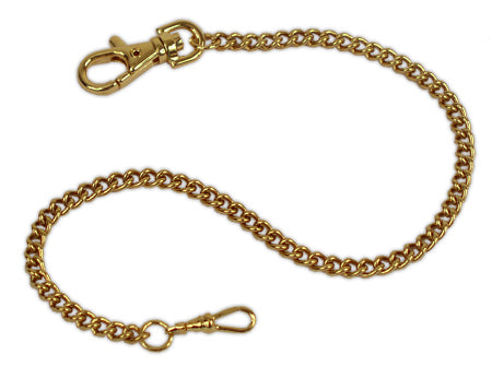 Premium Gold Tone Gentlemans Watch Chain