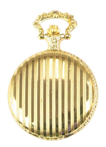 Quartz Tuxedo Stripe Watch - Gold