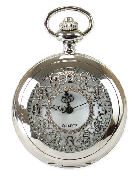 Silver Filigree Pocket Watch