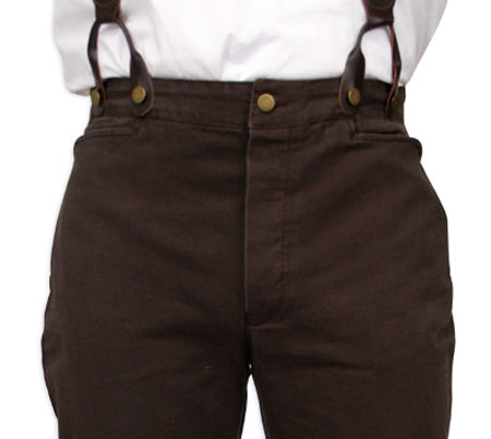 Scully Canvas Field Trousers - Walnut
