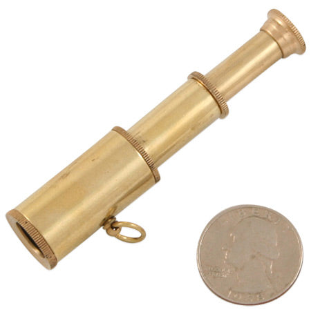 Miniature Brass Telescope