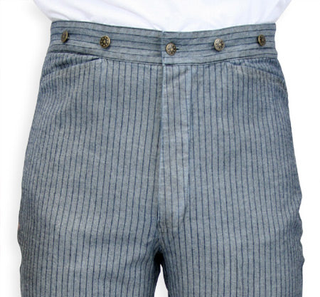 Westport Striped Trousers - Blue