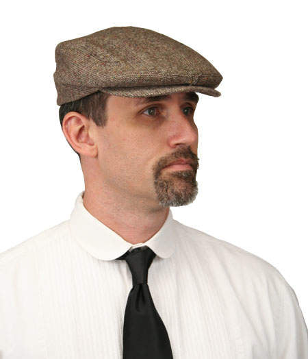 Ivy Cap - Brown Wool Tweed
