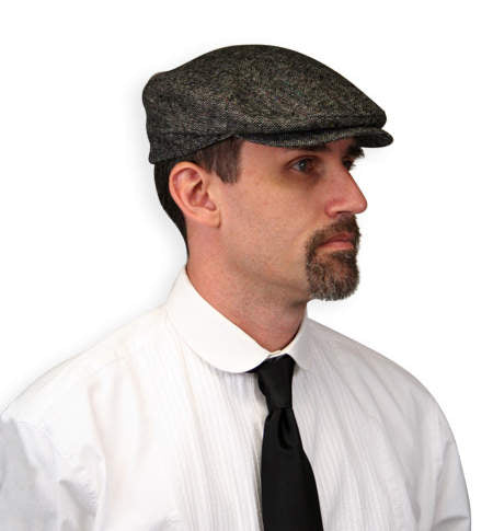 Ivy Cap - Gray Wool Tweed