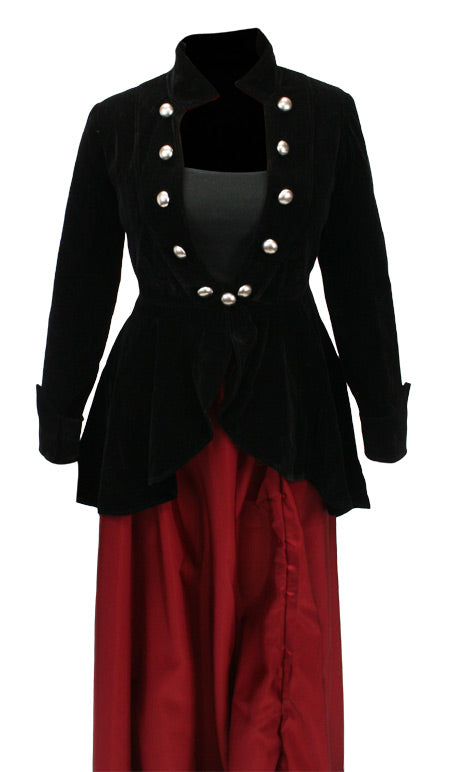 Velvet Tailcoat - Black