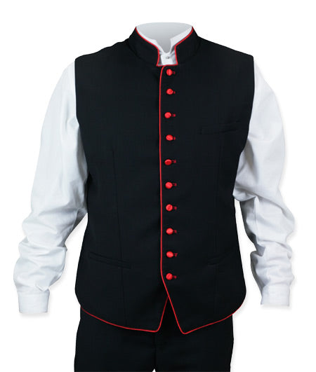 Buckingham Vest - Red/Black