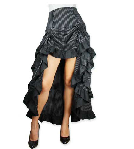Lorena Ruffled Skirt - Black