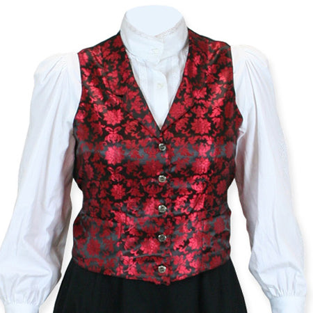 Lilibeth Ladies Vest - Red
