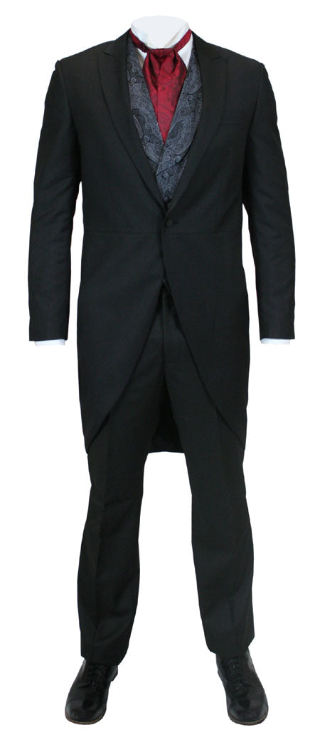 Two-Piece Cutaway Suit - Black