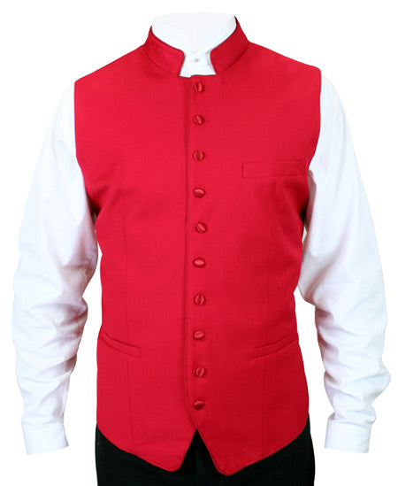 Buckingham Vest - Red/Red