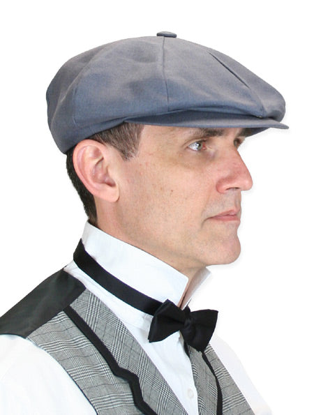 Linen Applejack Cap - Charcoal