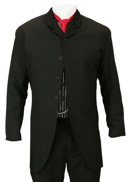 Callahan Cutaway Sack Coat - Black
