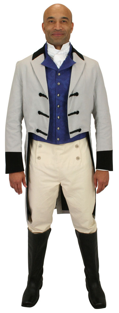 Sovereign Regency Tailcoat - Light Gray
