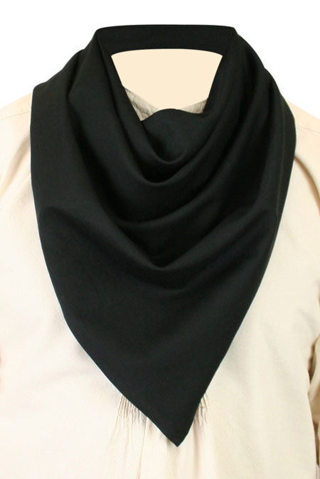 Cotton Neckerchief - Black