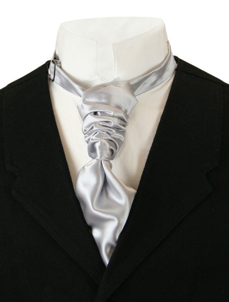 Scrunchy Cravat - Silver