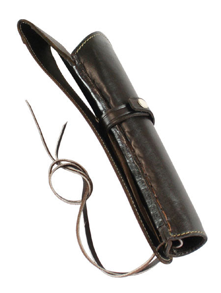 Western Holster - X-Long Barrel - RH Draw - Plain Brown