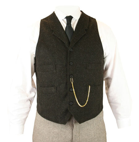 Collier Vest - Heather Brown