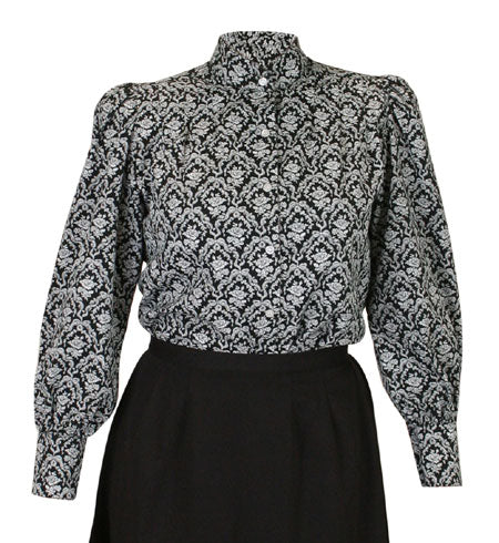Rosedale Blouse - Black and White