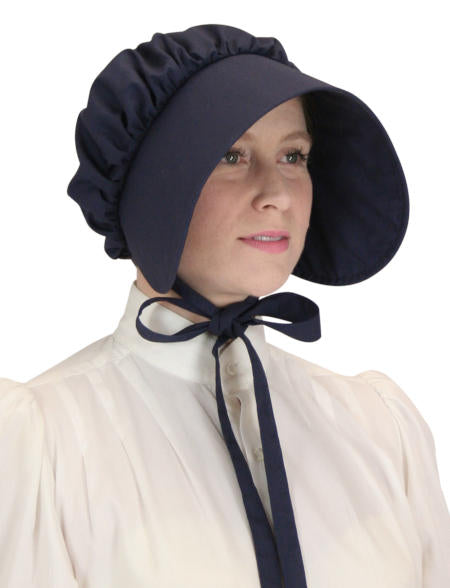 Cotton Bonnet - Navy