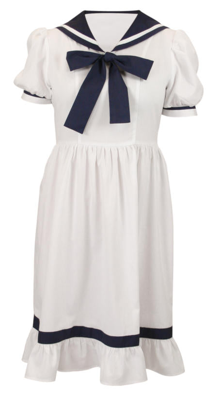 Ladies 1900s Bathing Suit - White