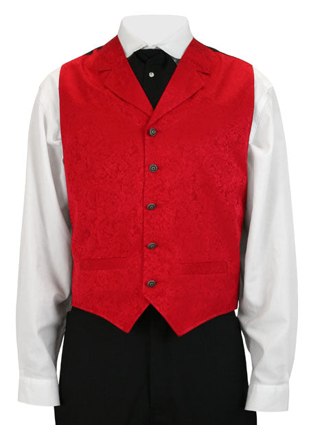 Whittaker Silk Vest - Red