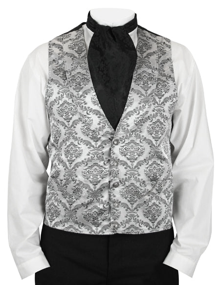 Ellington Vest - Silver/Black