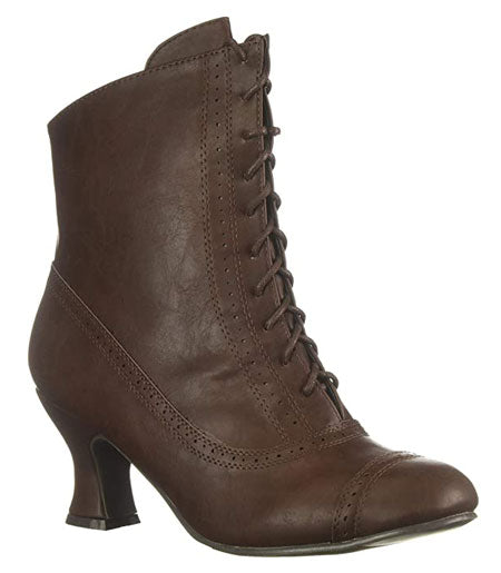 Sadie Boot - Brown Faux leather