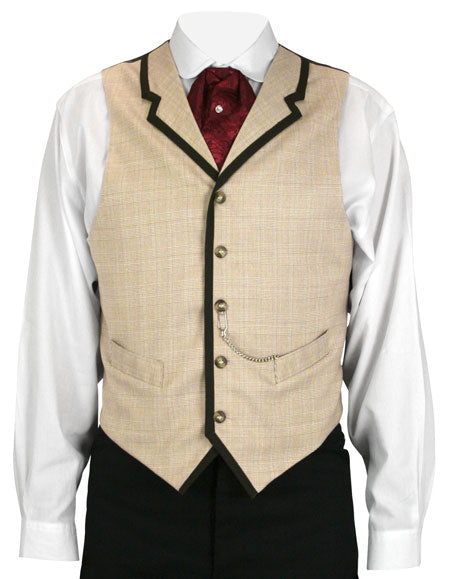 Wooster Vest - Tan Plaid