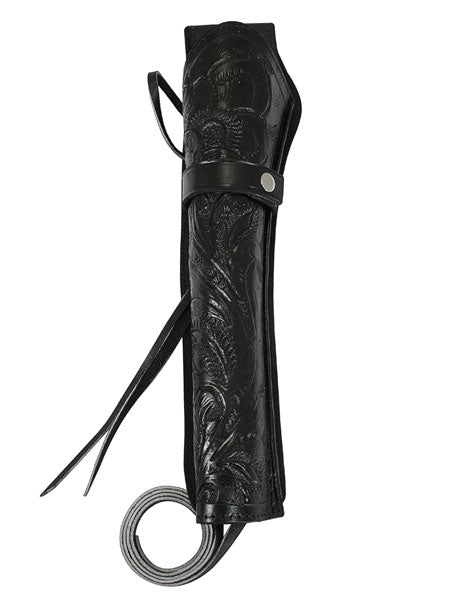 Western Holster - XX-Long/Wide Barrel - Black Tooled