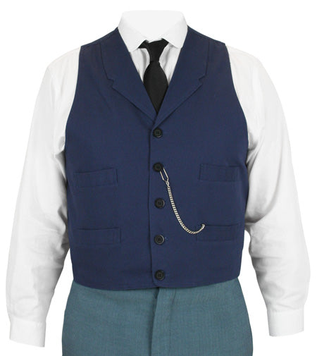 Parsons Vest - Navy Canvas