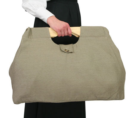 Large Carpetbag - Tan Tweed