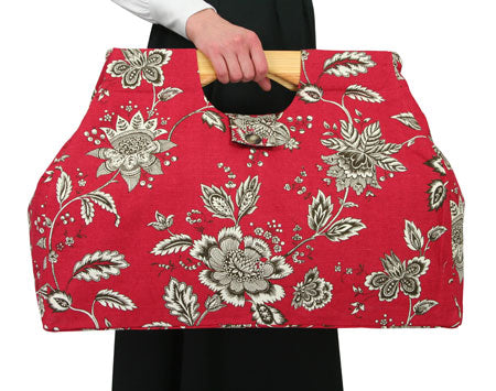 Large Carpetbag - Red Floral