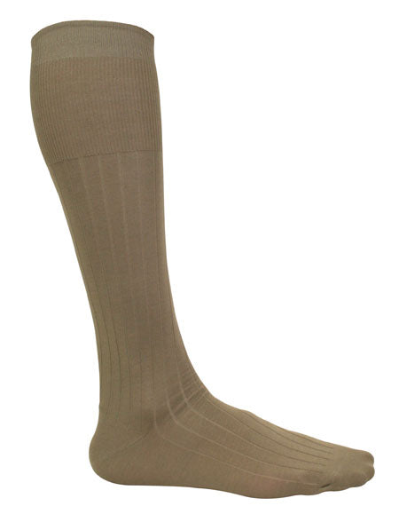 Calf-Length Socks - Taupe