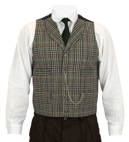 Seafield Vest - Glen Plaid