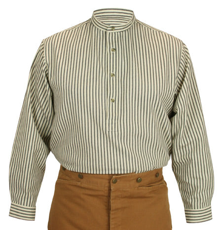 Bartlett Shirt - Black Ticking Stripe