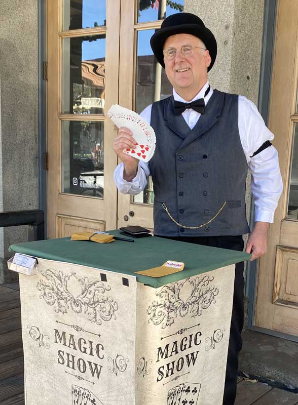 Busking Magician
