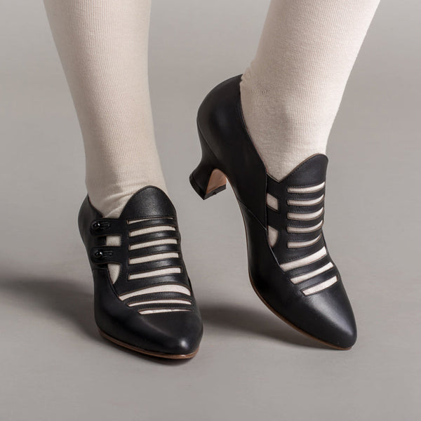 Endora Victorian Witch Shoes (Bewitching Black)