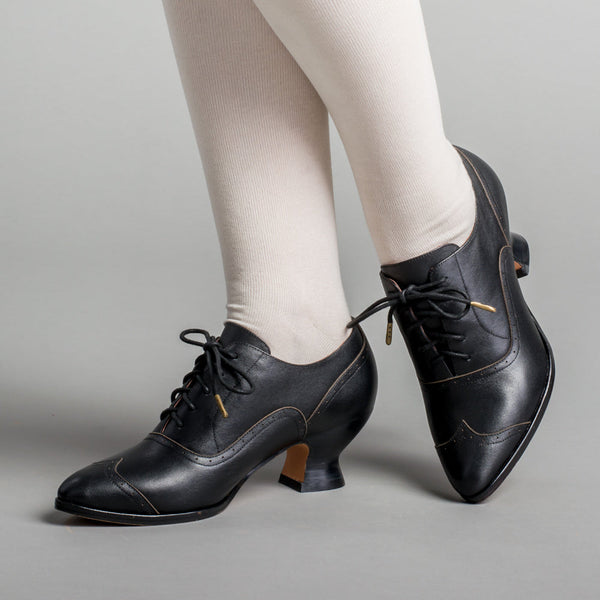 Londoner Edwardian Oxfords (Black)