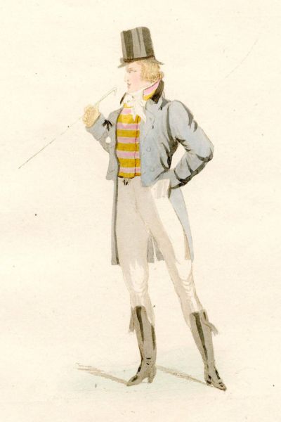 Men's Regency Tailcoats and Riding Coats (1800s - 1830s)