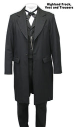 Highland Frock Coat - Black