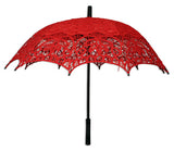 Lace Parasol - Red