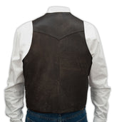 Trailrider Vest - Buffed Calf Leather - Brown
