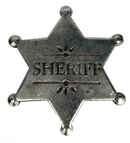 Old West Badge - Sheriff