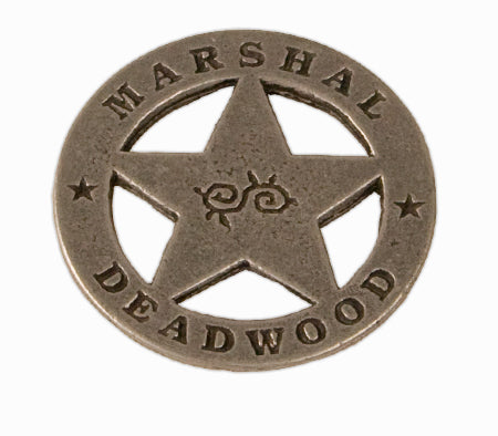 Old West Badge - Deadwood Marshal