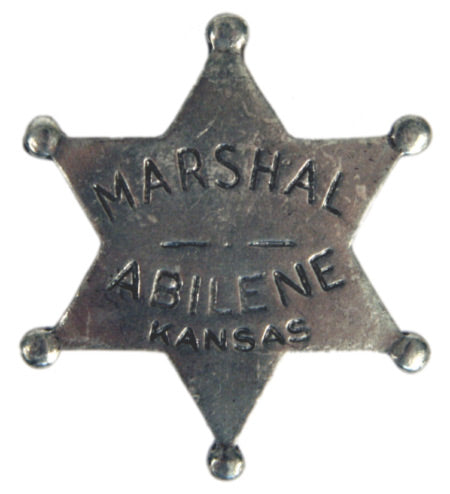 Old West Badge - Abilene KS Marshal