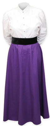 Narrow Velvet Belt - Black