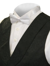 Deluxe Satin Bow Tie - White