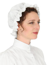 Ladies Mob Hat - White