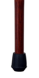 Derby Cane - Brass with Walnut