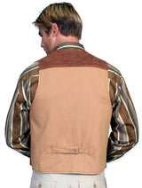 Open Range Leather Vest - Brown